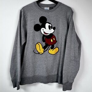 Disney Gray Mickey Mouse Sweatshirt
